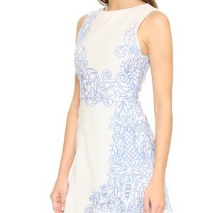 Alice + Olivia Malin Embroidered dress